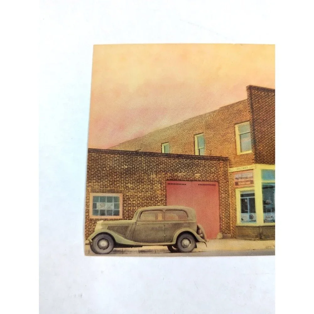 Roger‎ Lantaff Star Store 1980s Art Postcard Print Americana Washington Unposted